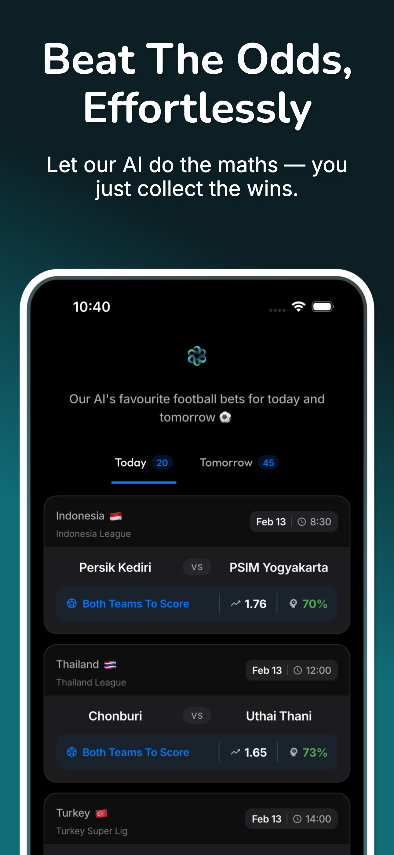 AI Betting Tips - Football