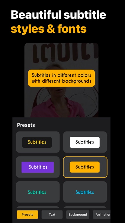 Captions for video, BLOGGY