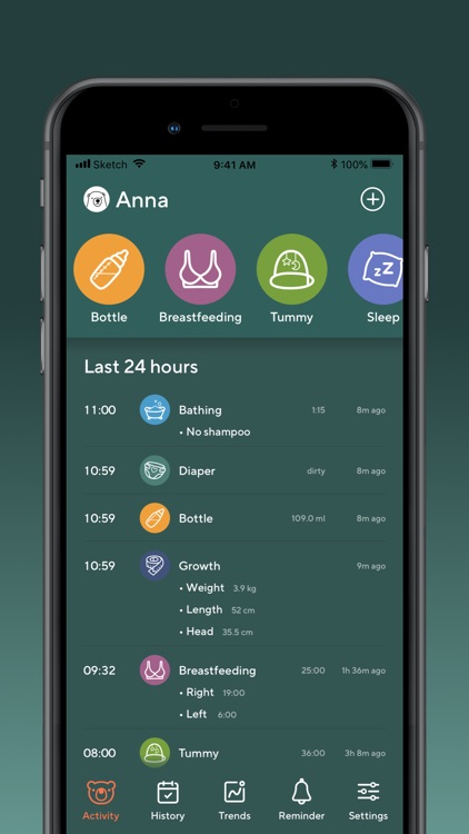 Baby Tracker & Log · Bear·Tots screenshot-3