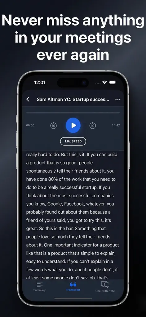Notely AI Note Taker & Summary - Productivity App | MWM