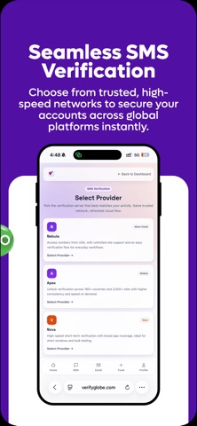VerifyGlobe - SMS & Utilities screenshot