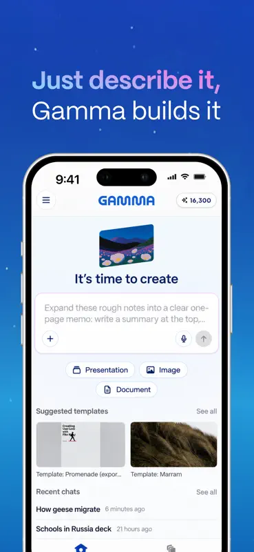 Gamma: AI Slides & Design screenshot 2 of 5