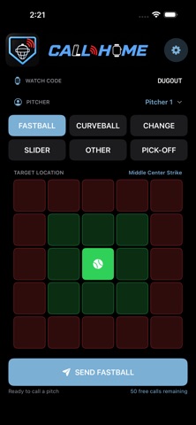 Call Home: Pitch Calling iPhone screenshot