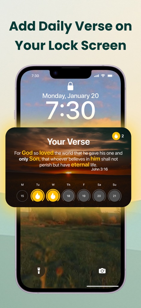 Bible Chat: Daily Devotional - Lock Screen Verses