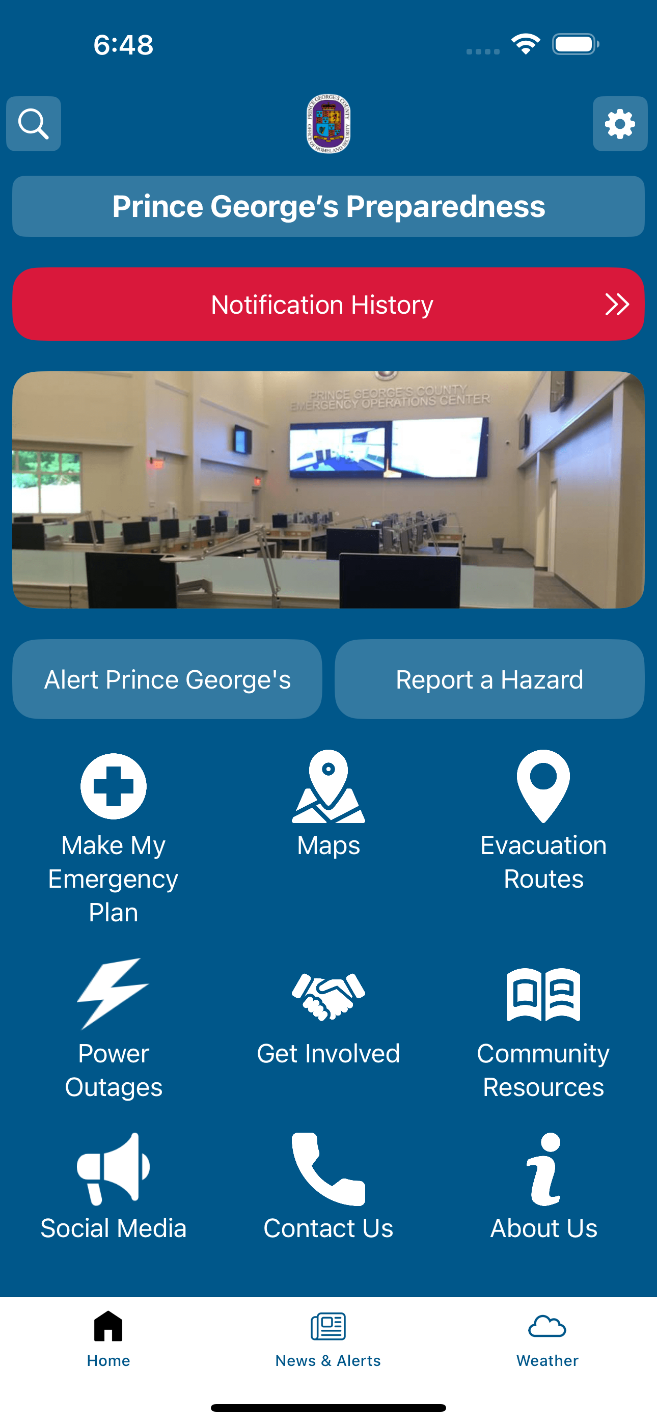 Prince George’s Preparedness