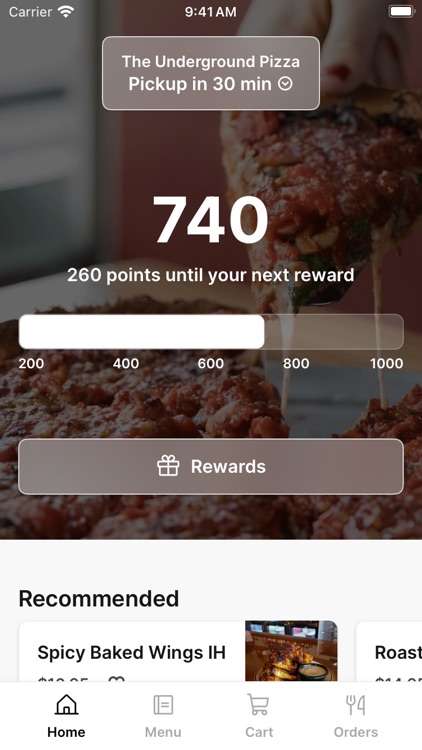 Underground Pizza To Go