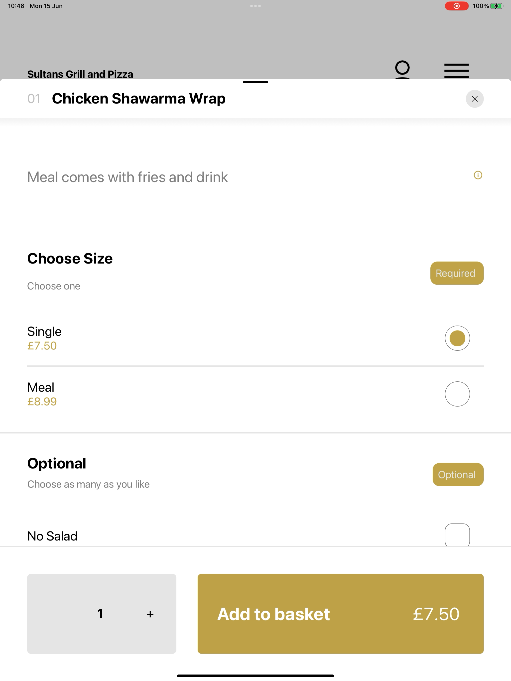 Sultans Grill and Pizza screenshot 8