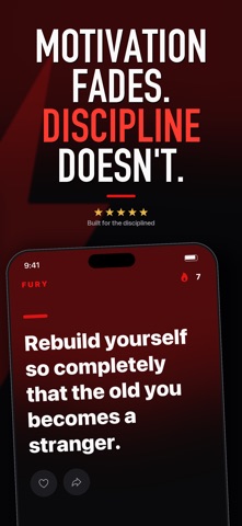 Fury - Motivational Quotes Screenshot 3 of 9