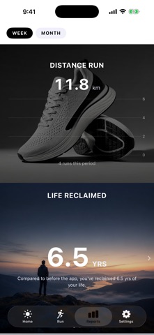 Run 2km to Unlock Your Apps screenshot
