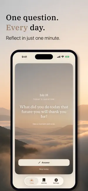 Today: Daily Journal Prompts screenshot 1