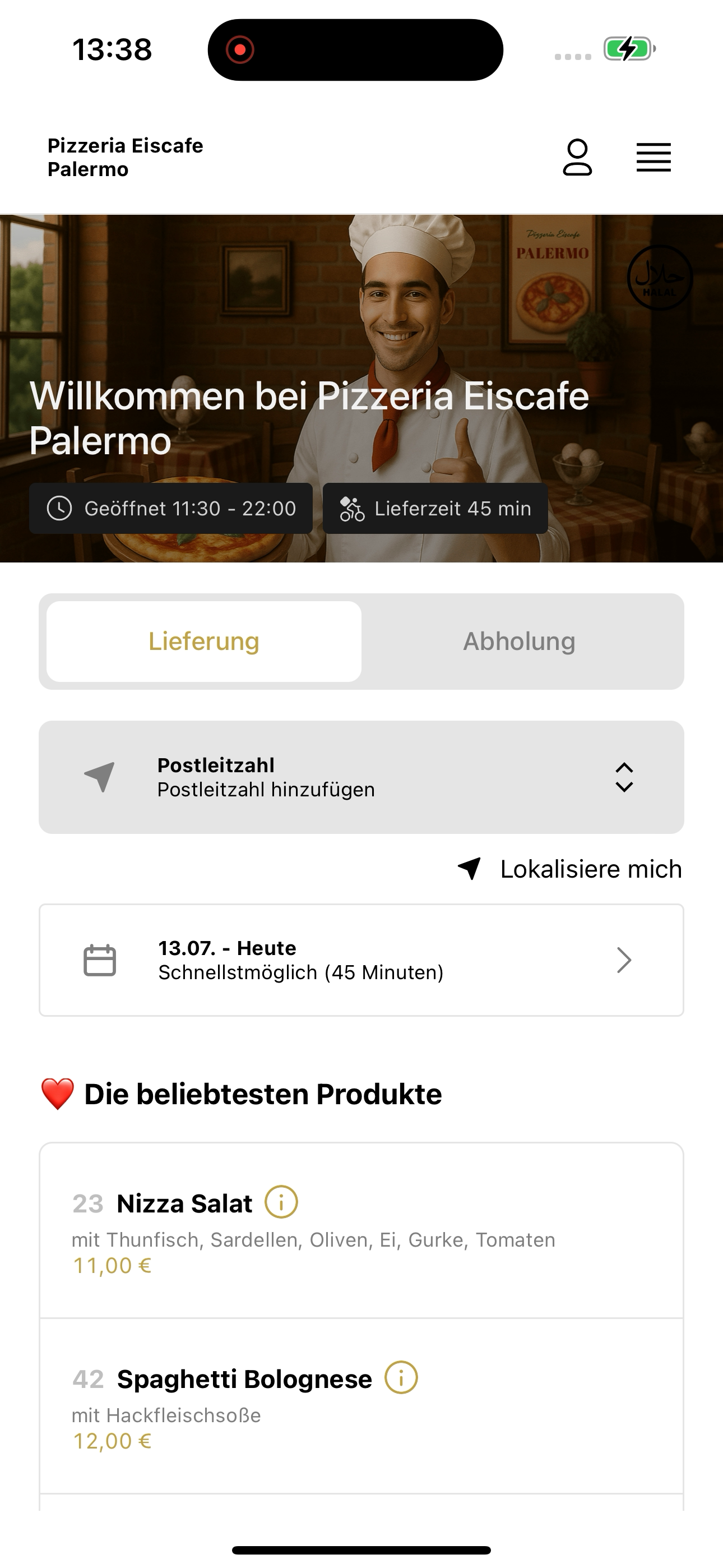 Pizzeria Eiscafe Palermo screenshot 6
