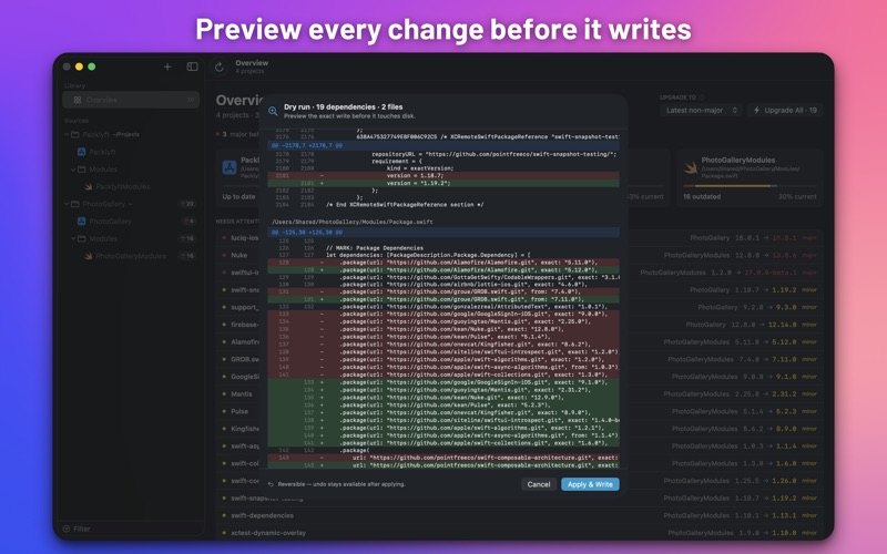 Packlyft - SPM Updates screenshot