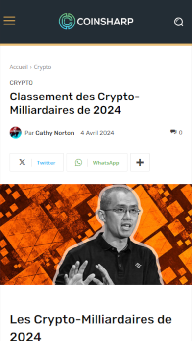 Coinsharp screenshot