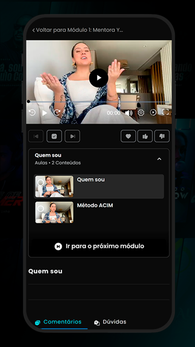 Screenshot #1 pour Mentora Yasmin de Paula