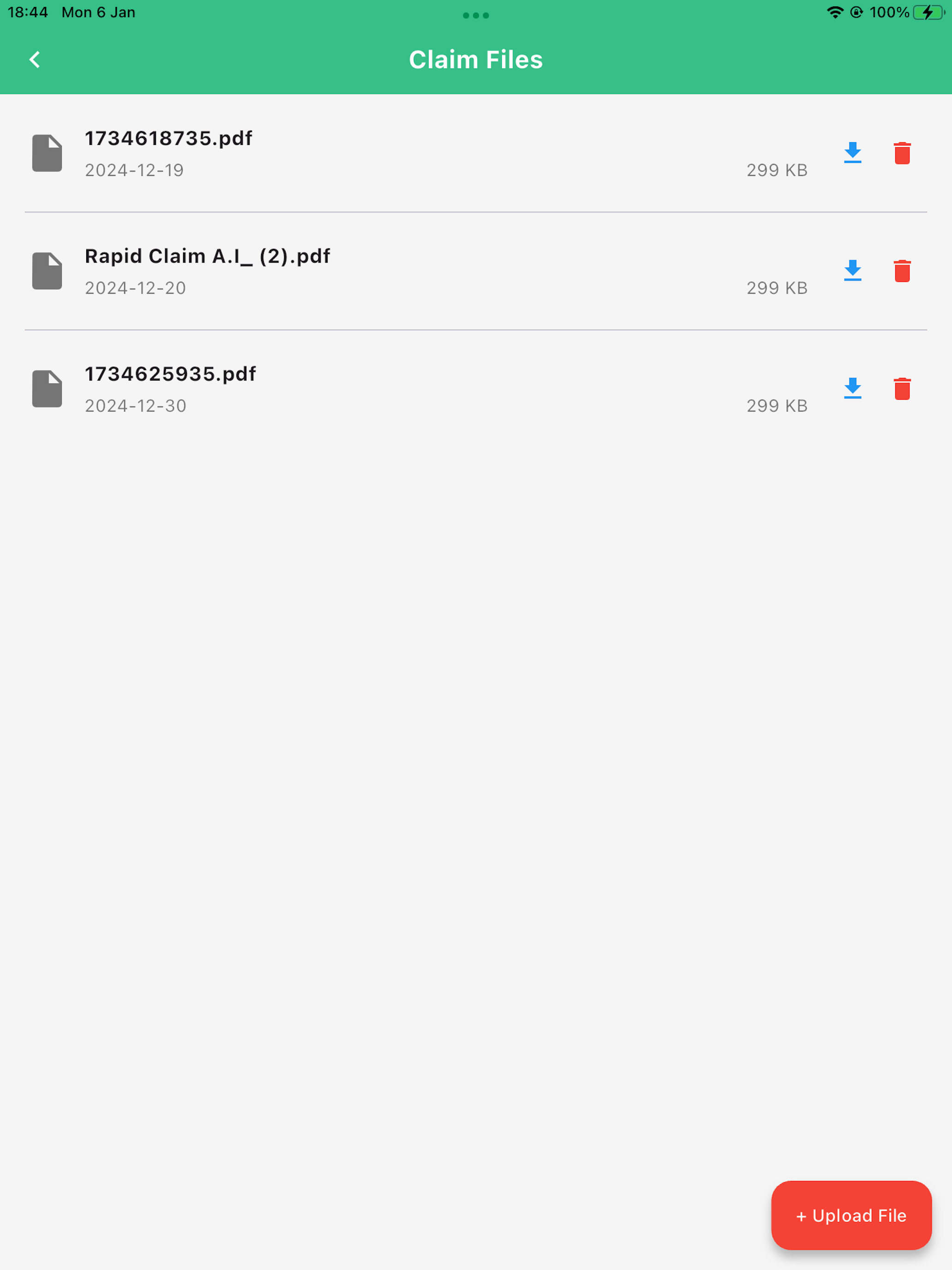 Rapid Claim A.I. screenshot 11