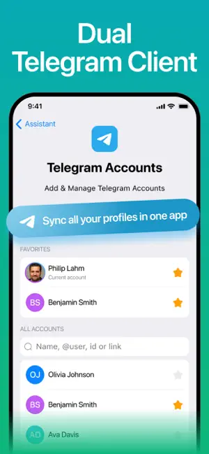 Nicegram: AI x Dual Telegram iPhone screenshot 2