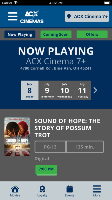 ACX Cinemas© Screenshot