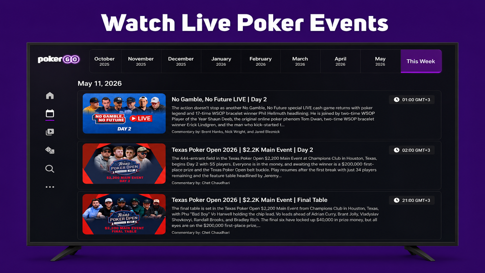 PokerGO: Stream Poker TV