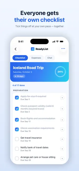 ReadyList: Shared Checklists screenshot 2