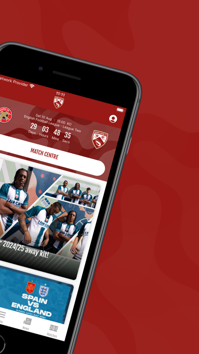 Morecambe FC Official App Screenshot