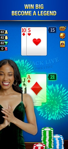 Blackjack Live ™ Casino 21 screenshot 5