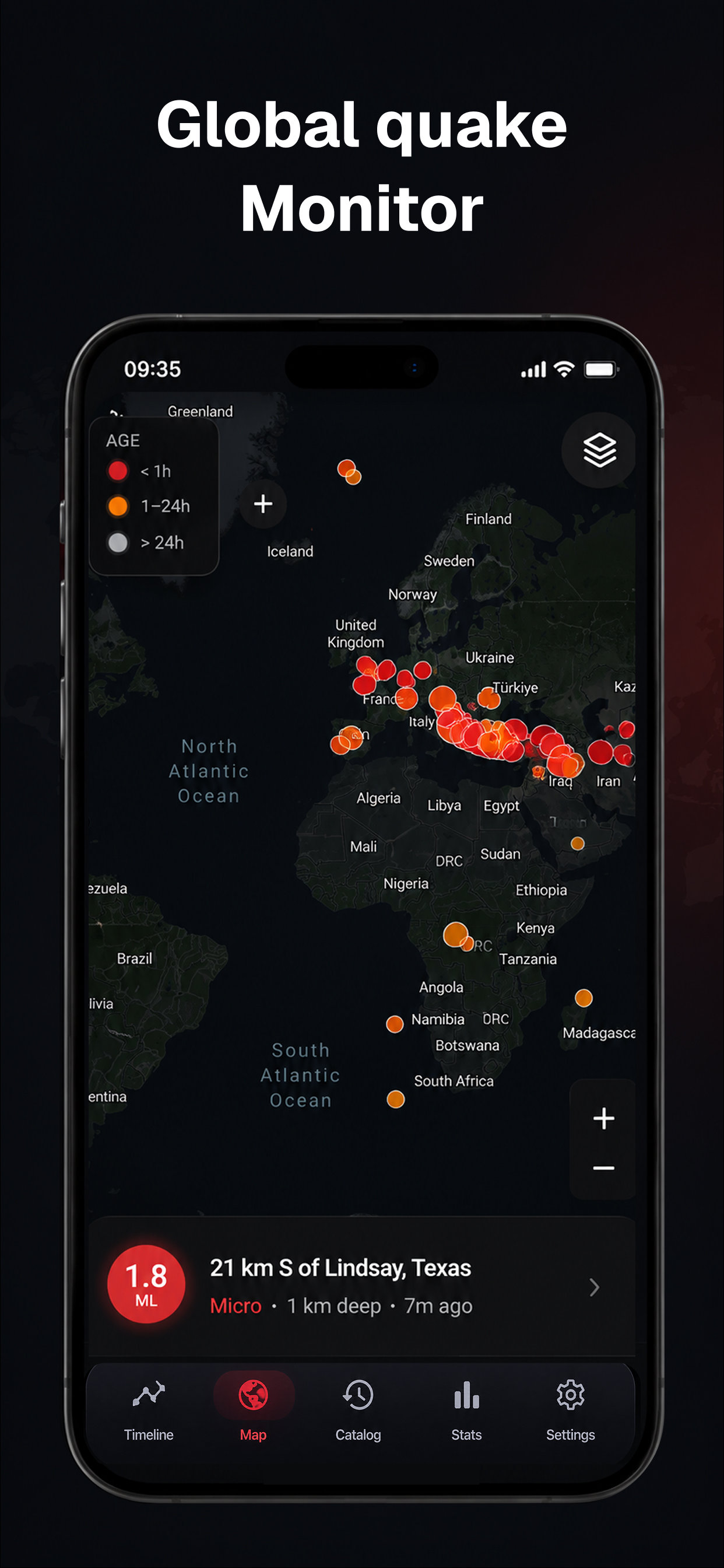 Earthquake Alert: QuakePulse screenshot 2