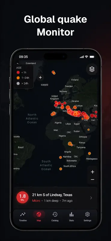 Earthquake Alert: QuakePulse screenshot 2 of 5