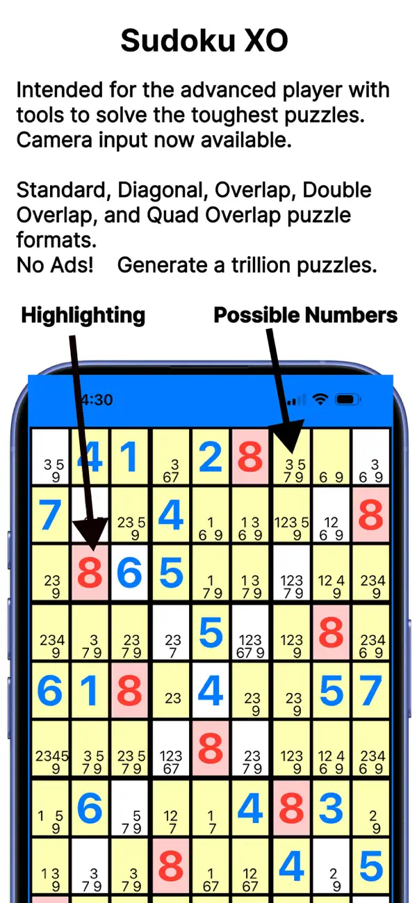 Screenshot #1 pour Sudoku XO