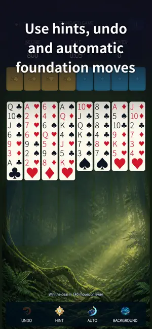 Freecell Solitaire Plus screenshot 2