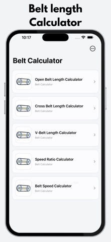 Belt Length Calculator Pro app screenshot