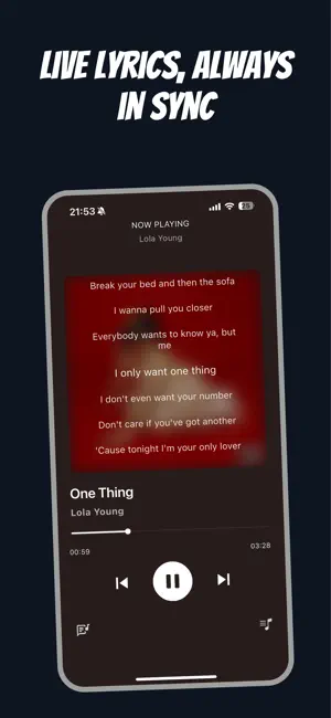 LyriCar for Apple Music screenshot 3