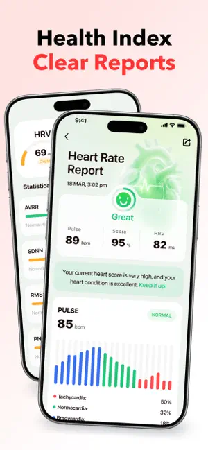 iHealth - Daily Heart Rate iPhone screenshot 2