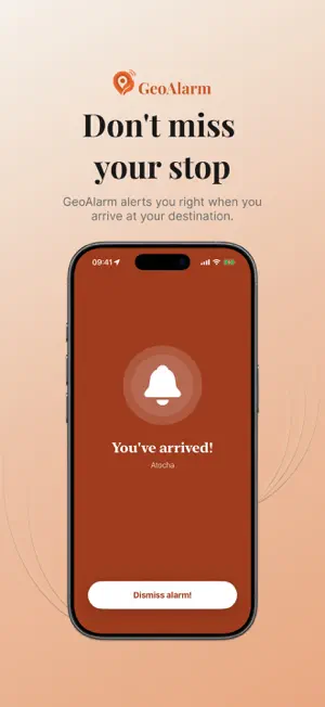 GeoAlarm · GPS Alarm screenshot 1
