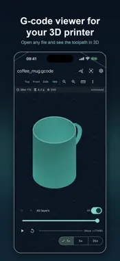 Gcode Viewer & Simulator screenshot 1