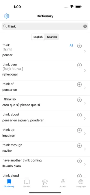 English IQ: dictionary words. screenshot 1