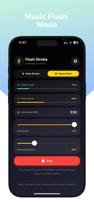 Strobe Flashlight Screenshot 2 of 2