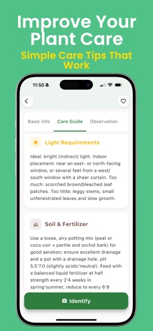 Plant Identifier Scan Plants iPhone screenshot