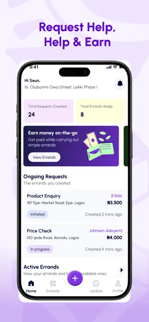 ErrandGo: Local Tasks & Errand screenshot 1