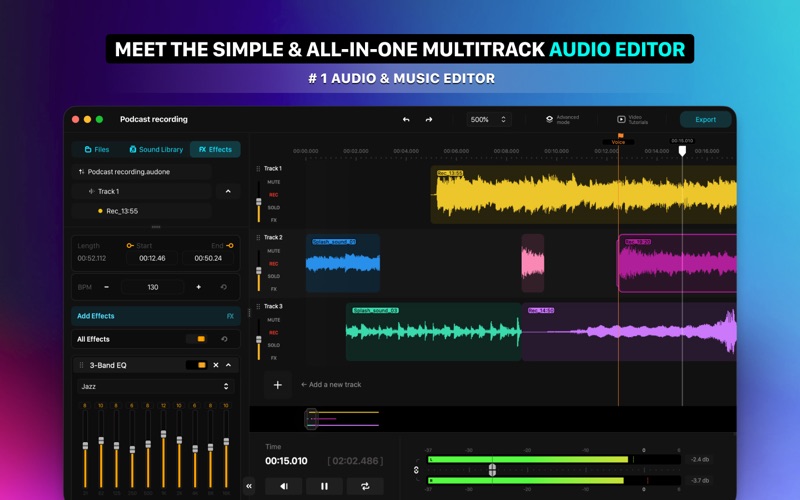 Audio One: Easy Music Editing Screenshot 1 of 8