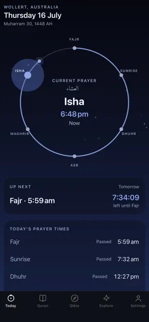 Miqaat: Prayer Times & Quran screenshot 2