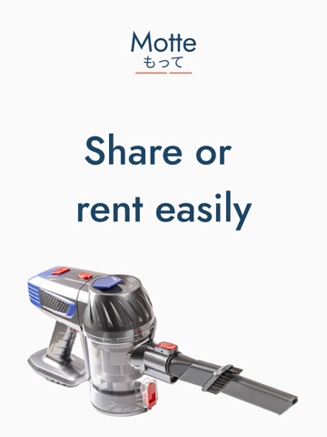 Motte: Share and rent iPad screenshot