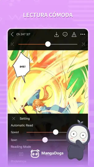 Captura de pantalla de Manga Dogs - Webtoon Reader en iPhone 4