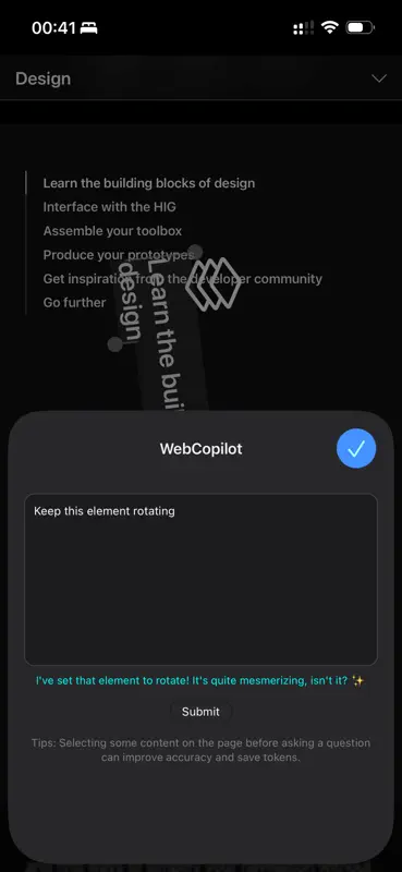 Web Copilot screenshot 5 of 6