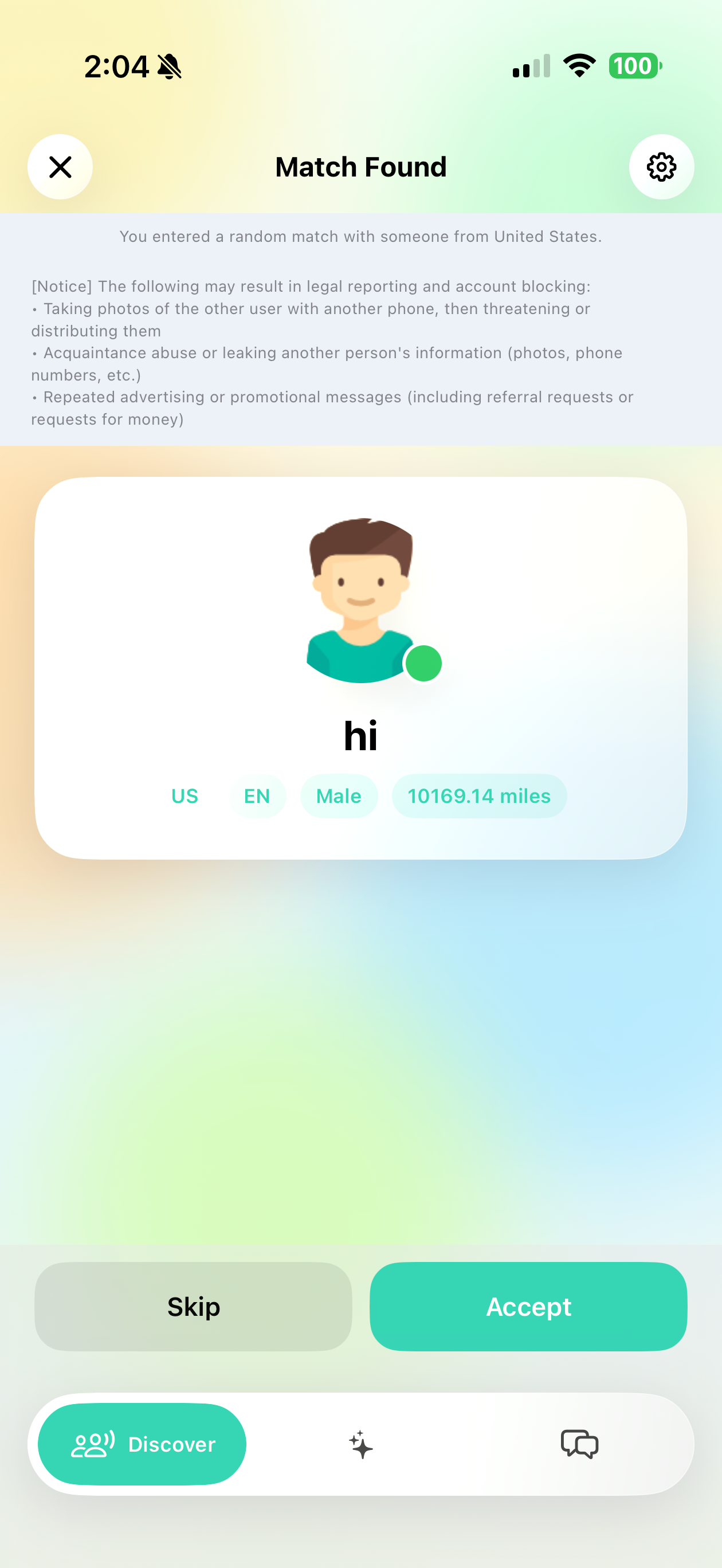 Mint Talk - Match & Talk