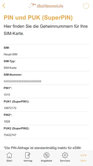 SimDiscount.de Servicewelt screenshot 3