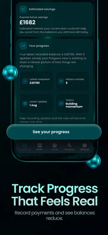 Clear Balance: Debt Tracker screenshot 5 of 9