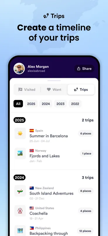 Skratch: Travel Map & eSIM screenshot 7 of 9