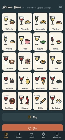 Italian Wine Atlas iPhone screenshot