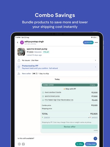 IPF – Buy & Sell iPad screenshot 1