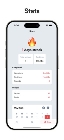 Interval Timer HIIT & Tabata iPhone screenshot